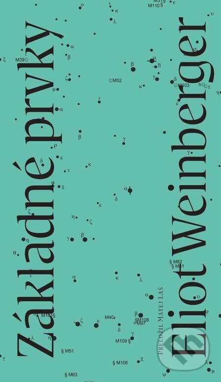 E-kniha: Základné prvky (Eliot Weinberger). Literárna bašta, 2022 E-kniha: Základné prvky (Eliot Weinberger). Literárna bašta, 2022