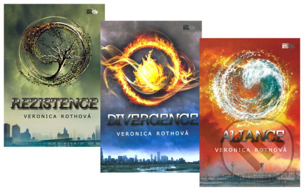 Kniha: Divergence, Rezistence, Aliance (komplet) (Veronica Roth). CooBoo CZ Kniha: Divergence, Rezistence, Aliance (komplet) (Veronica Roth). CooBoo CZ