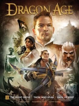 Kniha: Dragon Age (David Gaider, Chad Hardin, Anthony Palumbo a Michael Atiyeh). Random House, 2014 Kniha: Dragon Age (David Gaider, Chad Hardin, Anthony Palumbo a Michael Atiyeh). Random House, 2014