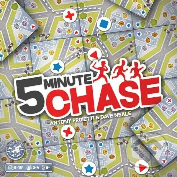 Společenská hra: 5 Minute Chase (Antony Proietti a Dave Neale). , 2022 Společenská hra: 5 Minute Chase (Antony Proietti a Dave Neale). , 2022
