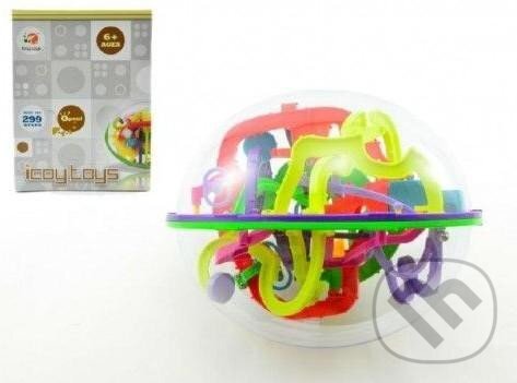 Spoločenská hra: Hlavolam Bludiště Perplexus ovál 3D 20cm plastový (Teddies). Teddies Spoločenská hra: Hlavolam Bludiště Perplexus ovál 3D 20cm plastový (Teddies). Teddies