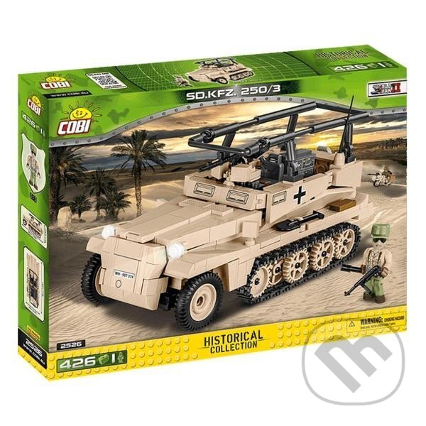 Společenská hra: Stavebnice COBI II WW Sd.Kfz 250/3 (DAK) (Magic Baby s.r.o.). Magic Baby s.r.o., 2022 Společenská hra: Stavebnice COBI II WW Sd.Kfz 250/3 (DAK) (Magic Baby s.r.o.). Magic Baby s.r.o., 2022