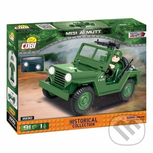 Spoločenská hra: Stavebnice COBI Vietnam War M151 A1 MUTT (Magic Baby s.r.o.). Magic Baby s.r.o., 2022 Spoločenská hra: Stavebnice COBI Vietnam War M151 A1 MUTT (Magic Baby s.r.o.). Magic Baby s.r.o., 2022