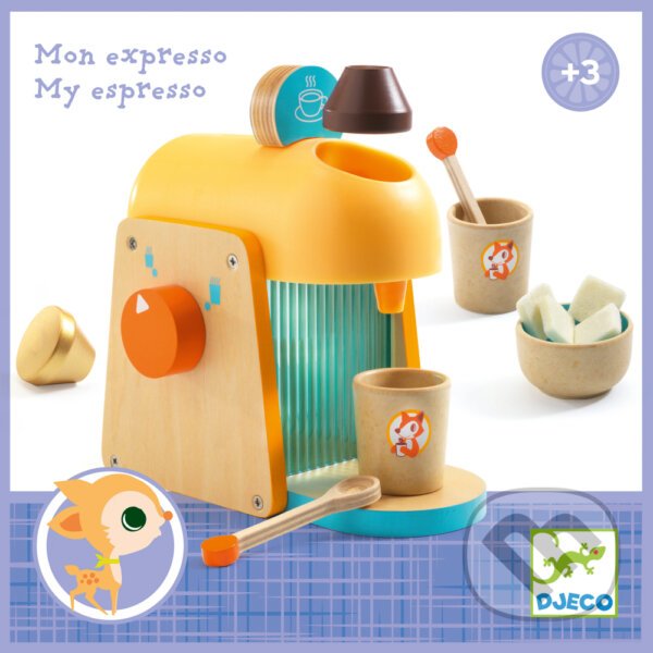 Společenská hra: Sada pre rolové hry: Moje espresso (Djeco). Djeco, 2023 Společenská hra: Sada pre rolové hry: Moje espresso (Djeco). Djeco, 2023