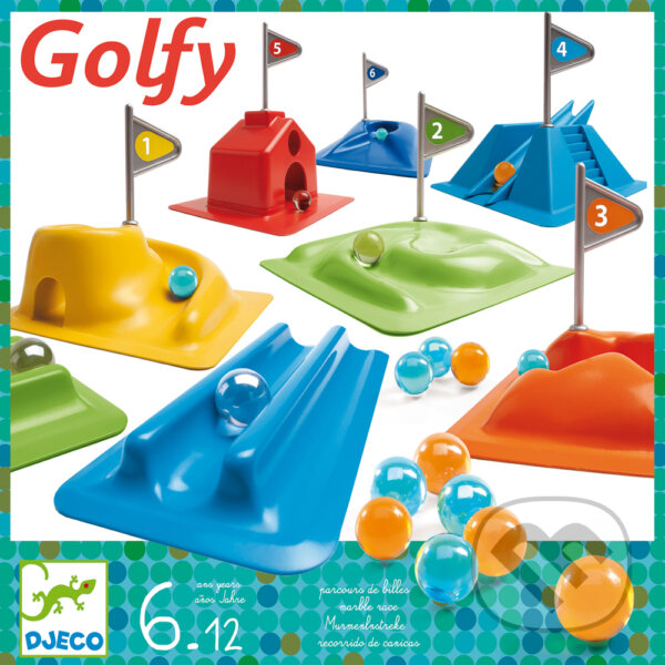 Společenská hra: Golf s guľôčkami: Golfy (Djeco). Djeco, 2023 Společenská hra: Golf s guľôčkami: Golfy (Djeco). Djeco, 2023