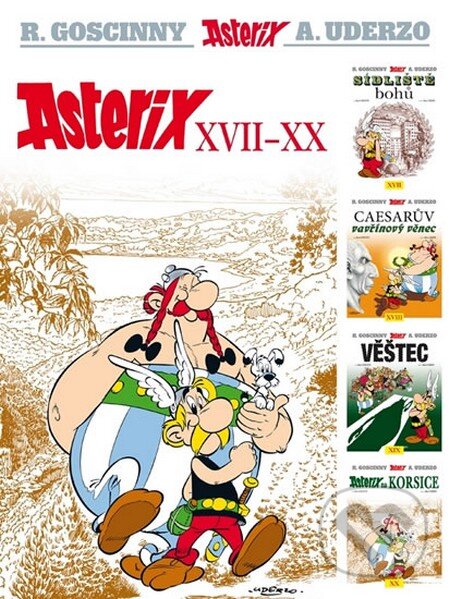 Kniha: Asterix XVII - XX (Albert Uderzo a René Goscinny). Egmont ČR, 2013 Kniha: Asterix XVII - XX (Albert Uderzo a René Goscinny). Egmont ČR, 2013