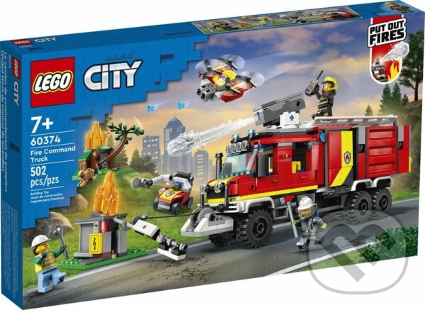 Spoločenská hra: LEGO® City 60374 Hasičské zásahové auto (LEGO). LEGO, 2023 Spoločenská hra: LEGO® City 60374 Hasičské zásahové auto (LEGO). LEGO, 2023