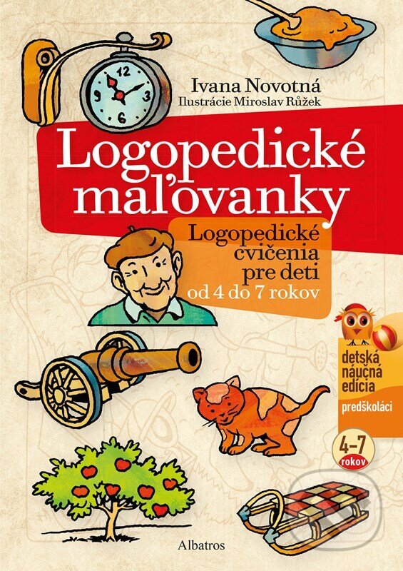 Kniha: Logopedické maľovanky (Ivana Novotná). Albatros SK, 2023 Kniha: Logopedické maľovanky (Ivana Novotná). Albatros SK, 2023
