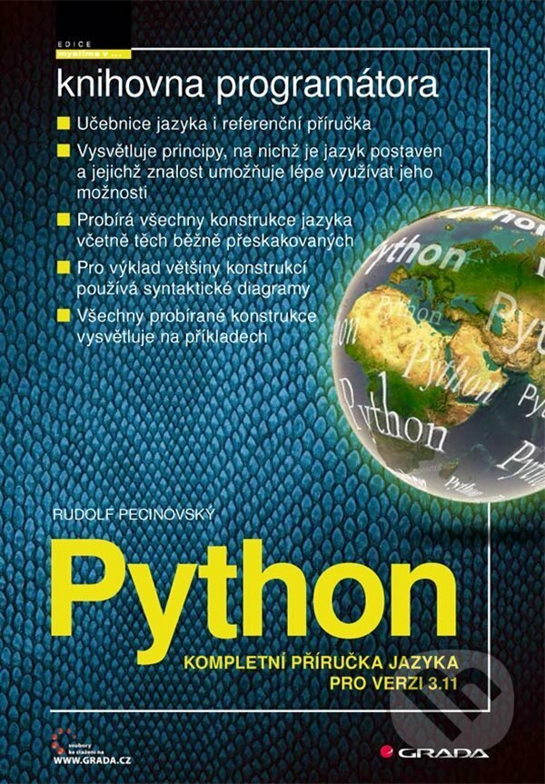 E-kniha: Python (Rudolf Pecinovský). Grada, 2022 E-kniha: Python (Rudolf Pecinovský). Grada, 2022