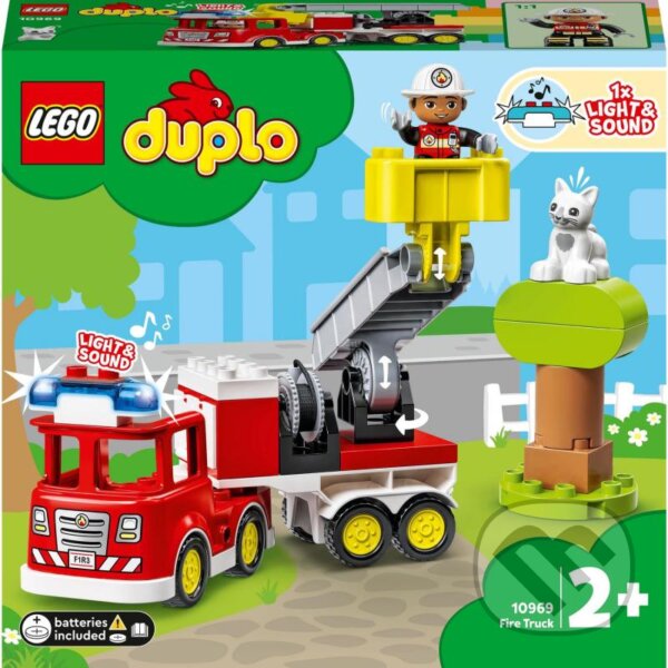 Společenská hra: LEGO® DUPLO® 10969 Hasičské auto (LEGO). LEGO, 2023 Společenská hra: LEGO® DUPLO® 10969 Hasičské auto (LEGO). LEGO, 2023