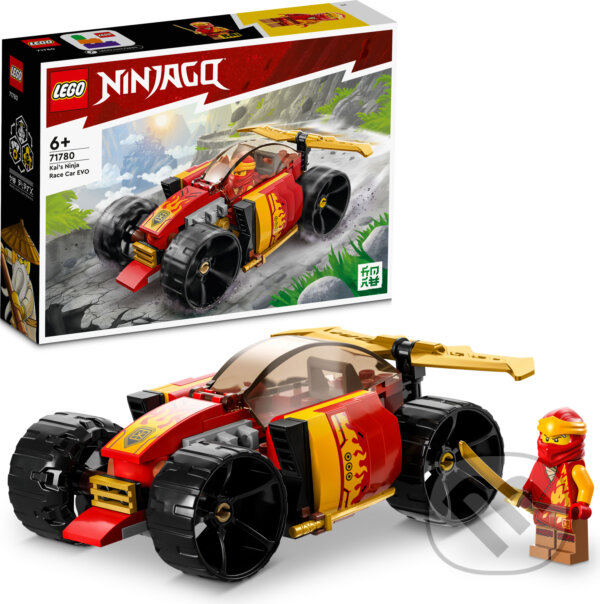 Společenská hra: LEGO® NINJAGO® 71780 Kaiovo nindžovské pretekárske auto EVO (LEGO). LEGO, 2023 Společenská hra: LEGO® NINJAGO® 71780 Kaiovo nindžovské pretekárske auto EVO (LEGO). LEGO, 2023