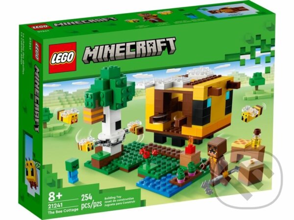 Společenská hra: LEGO® Minecraft® 21241 Včelí domček (LEGO). LEGO, 2023 Společenská hra: LEGO® Minecraft® 21241 Včelí domček (LEGO). LEGO, 2023