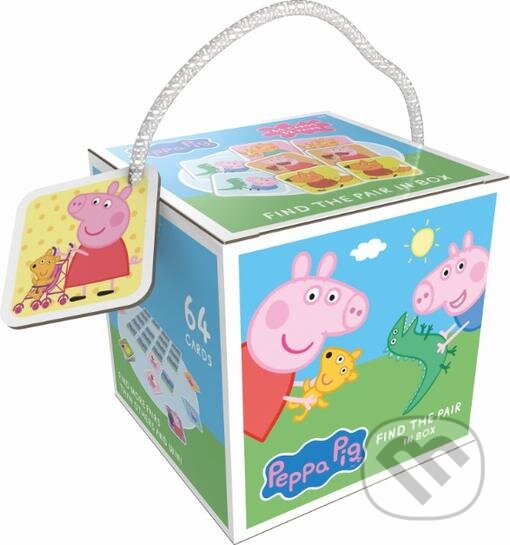 Společenská hra: Pexeso na cesty s omalovánkami Peppa (Jiří Models). Jiří Models, 2023 Společenská hra: Pexeso na cesty s omalovánkami Peppa (Jiří Models). Jiří Models, 2023