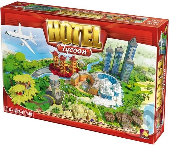 Společenská hra: Hotel Tycoon (Denys Fisher). Asmodée Édition LLC, 2013 Společenská hra: Hotel Tycoon (Denys Fisher). Asmodée Édition LLC, 2013
