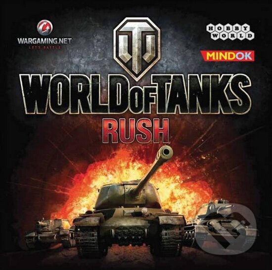 Společenská hra: World of Tanks: Rush (Nikolay Pegasov). Mindok, 2015 Společenská hra: World of Tanks: Rush (Nikolay Pegasov). Mindok, 2015