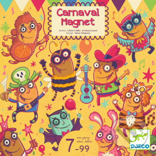 Společenská hra: Magnetický karneval (Carnaval Magnet) (Djeco). Djeco, 2023 Společenská hra: Magnetický karneval (Carnaval Magnet) (Djeco). Djeco, 2023