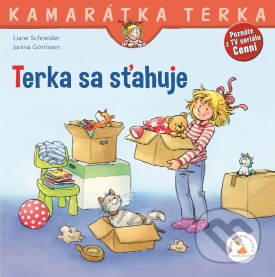 Kniha: Terka sa sťahuje (Liane Schneider). Verbarium, 2023 Kniha: Terka sa sťahuje (Liane Schneider). Verbarium, 2023