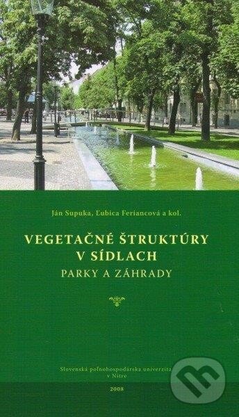 Kniha: Vegetačné štruktúry v sídlach (Ján Supuka a kolektív). Slovenská poľnohospodárska univerzita v Nitre, 2008 Kniha: Vegetačné štruktúry v sídlach (Ján Supuka a kolektív). Slovenská poľnohospodárska univerzita v Nitre, 2008