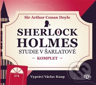 Audiokniha: Studie v šarlatové (Arthur Conan Doyle). Kanopa, 2023 Audiokniha: Studie v šarlatové (Arthur Conan Doyle). Kanopa, 2023