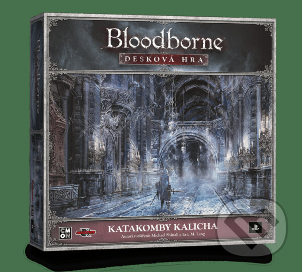 Společenská hra: Bloodborne: Katakomby kalicha (Eric M. Lang a Michael Shinall). Blackfire, 2023 Společenská hra: Bloodborne: Katakomby kalicha (Eric M. Lang a Michael Shinall). Blackfire, 2023