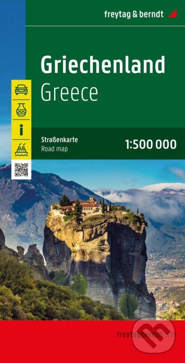 Greece (Grécko) 1: 500 000 (freytag&berndt). freytag&berndt, 2022 Greece (Grécko) 1: 500 000 (freytag&berndt). freytag&berndt, 2022