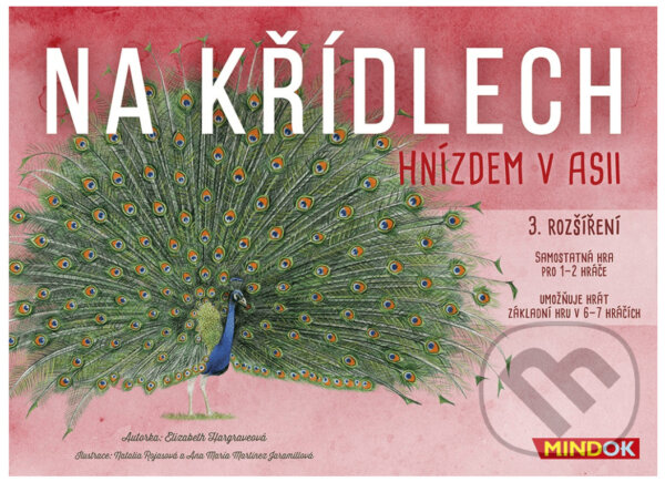 Společenská hra: Na křídlech - Hnízdem v Asii (Elizabeth Hargraveová). Mindok, 2023 Společenská hra: Na křídlech - Hnízdem v Asii (Elizabeth Hargraveová). Mindok, 2023