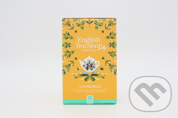 Kávy a čaje: Kamilka 20 x 1 g (English Tea Shop). English Tea Shop, 2023 Kávy a čaje: Kamilka 20 x 1 g (English Tea Shop). English Tea Shop, 2023