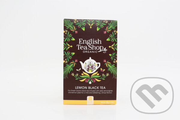 Čierny čaj s citrónom 20 x 1,75 g, English Tea Shop, 2023