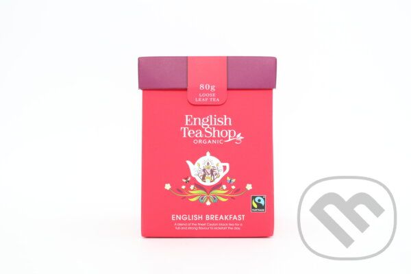 Kávy a čaje: English breakfast 80 g (English Tea Shop). English Tea Shop, 2023 Kávy a čaje: English breakfast 80 g (English Tea Shop). English Tea Shop, 2023