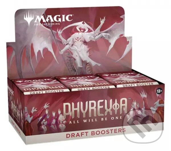 Společenská hra: Magic The Gathering: Phyrexia: All Will Be One - Draft Booster (ADC BF). ADC BF, 2023 Společenská hra: Magic The Gathering: Phyrexia: All Will Be One - Draft Booster (ADC BF). ADC BF, 2023