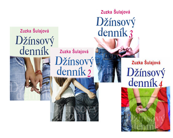 Kniha: Džínsový denník 1-4 (kolekcia) (Zuzka Šulajová). Slovenský spisovateľ, 2014 Kniha: Džínsový denník 1-4 (kolekcia) (Zuzka Šulajová). Slovenský spisovateľ, 2014