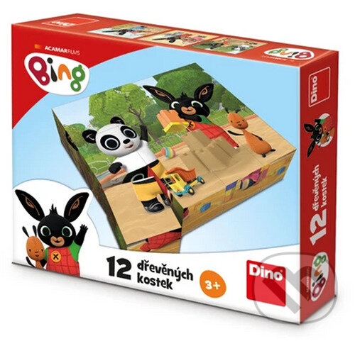 Společenská hra: Dřevěné kostky Bing (Dino). Dino, 2022 Společenská hra: Dřevěné kostky Bing (Dino). Dino, 2022