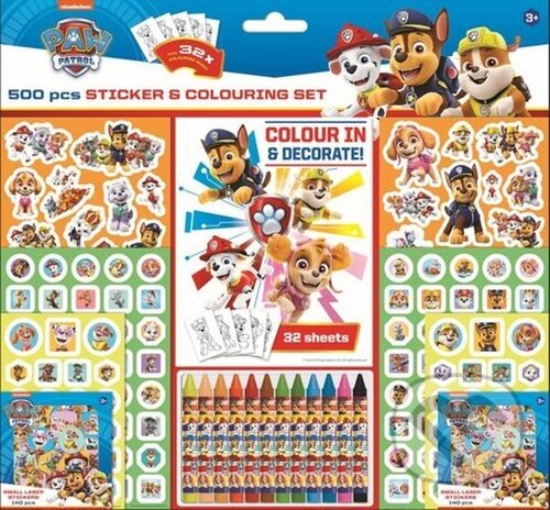 Kniha: Samolepkový set s omalovánkami 500: Tlapková patrola (Jiří Models). Jiří Models, 2023 Kniha: Samolepkový set s omalovánkami 500: Tlapková patrola (Jiří Models). Jiří Models, 2023