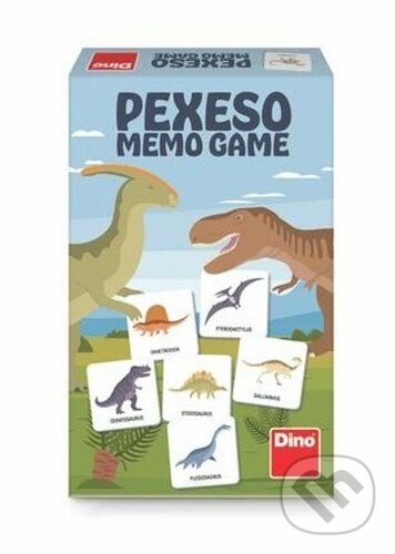 Společenská hra: Pexeso Dinosauři (Dino). Dino, 2023 Společenská hra: Pexeso Dinosauři (Dino). Dino, 2023