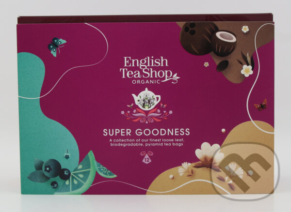Kávy a čaje: Super Goodnes Tea Collection New 24 G (English Tea Shop). English Tea Shop, 2023 Kávy a čaje: Super Goodnes Tea Collection New 24 G (English Tea Shop). English Tea Shop, 2023