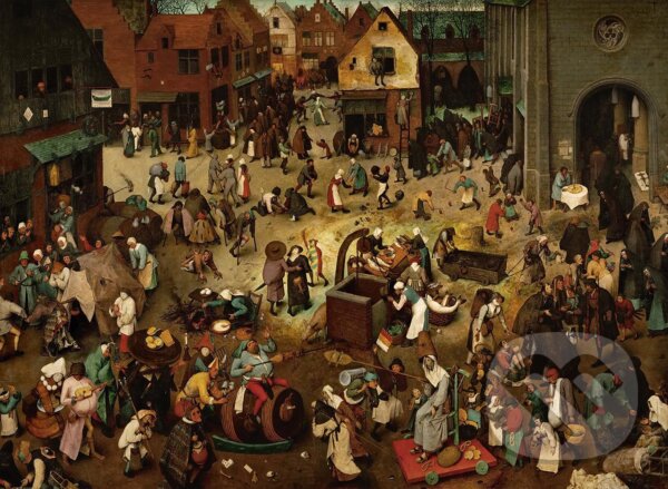 Brueghel Pieter - The Fight Between Carnival and Lent, 1559, Grafika, 2023