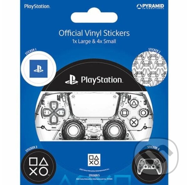Vinylové samolepky PlayStation - X-Ray Section (Pyramid International). Pyramid International, 2023 Vinylové samolepky PlayStation - X-Ray Section (Pyramid International). Pyramid International, 2023