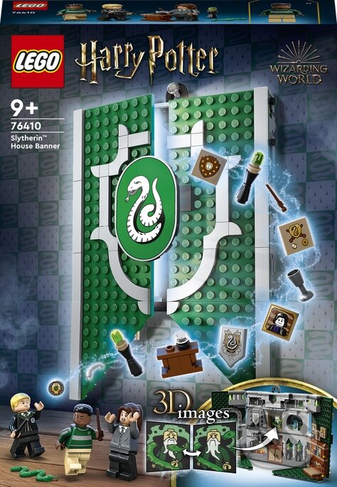 Spoločenská hra: LEGO® Harry Potter™ 76410 Zástava Slizolínu (LEGO). LEGO, 2023 Spoločenská hra: LEGO® Harry Potter™ 76410 Zástava Slizolínu (LEGO). LEGO, 2023