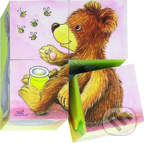 Společenská hra: Dřevěné kostky: Mláďátka (Goki). Goki, 2023 Společenská hra: Dřevěné kostky: Mláďátka (Goki). Goki, 2023