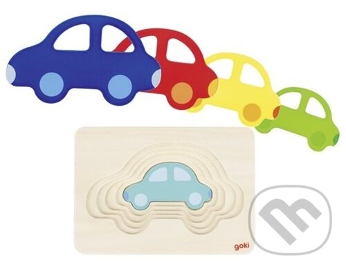Puzzle: Vícevrstvá vkládačka Auto (Goki). Goki, 2023 Puzzle: Vícevrstvá vkládačka Auto (Goki). Goki, 2023
