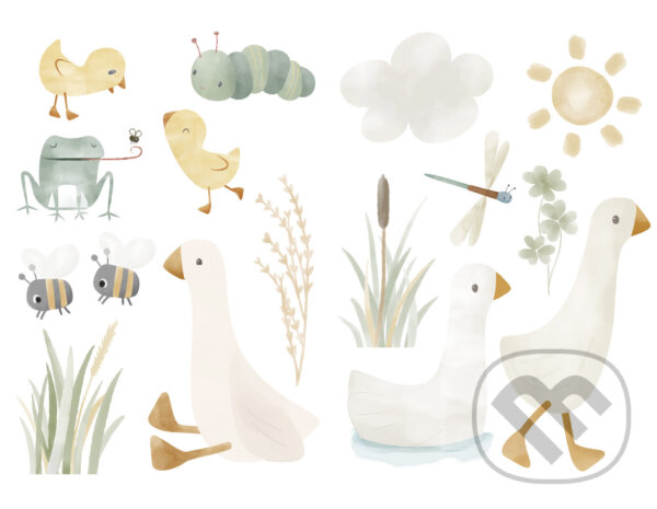 Společenská hra: Samolepky na stenu: Hus (Little Dutch). Little Dutch, 2023 Společenská hra: Samolepky na stenu: Hus (Little Dutch). Little Dutch, 2023