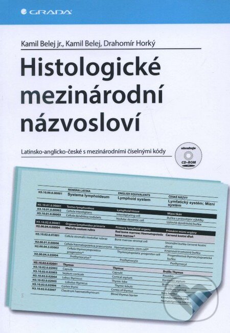 Kniha: Histologické mezinárodní názvosloví (Drahomír Horký, Kamil Belej a Kamil Belej jr). Grada, 2014 Kniha: Histologické mezinárodní názvosloví (Drahomír Horký, Kamil Belej a Kamil Belej jr). Grada, 2014