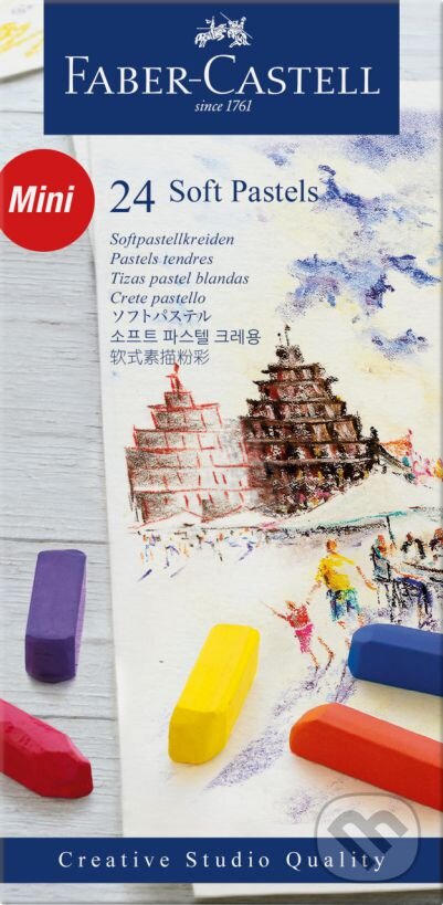 Suchý pastel Creative Studio mini set 24 kusov (Faber-Castell). Faber-Castell Suchý pastel Creative Studio mini set 24 kusov (Faber-Castell). Faber-Castell