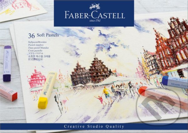 Suchý pastel Creative Studio set 36 kusov (Faber-Castell). Faber-Castell Suchý pastel Creative Studio set 36 kusov (Faber-Castell). Faber-Castell