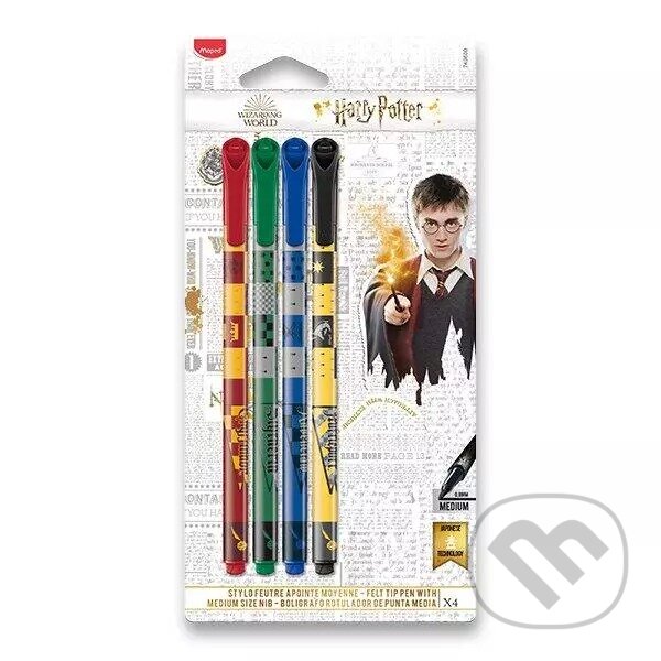 Maped Harry Potter - Fixy sada 4 ks (Maped). Maped, 2023 Maped Harry Potter - Fixy sada 4 ks (Maped). Maped, 2023