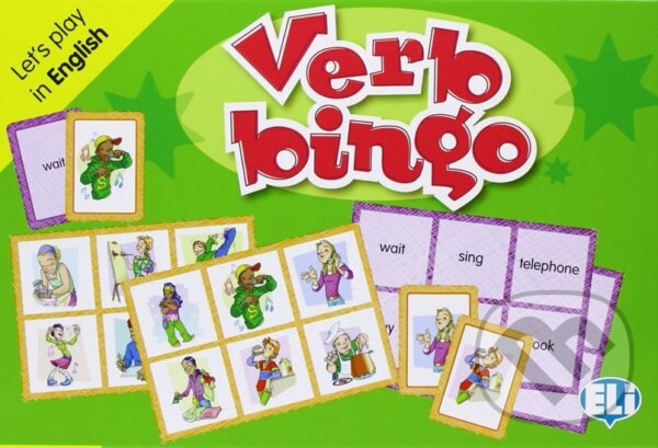 Společenská hra: Let´s Play in English: Verb Bingo (Eli). Eli, 2011 Společenská hra: Let´s Play in English: Verb Bingo (Eli). Eli, 2011