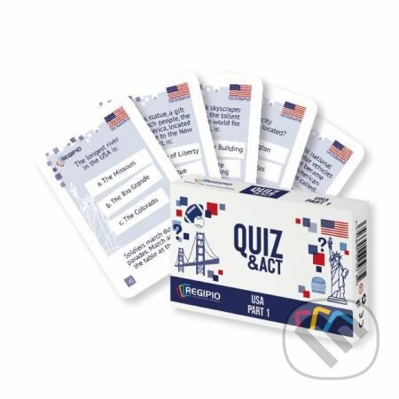 Společenská hra: QUIZ & ACT USA Part 1 (Regipio). Regipio Společenská hra: QUIZ & ACT USA Part 1 (Regipio). Regipio