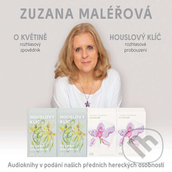 Audiokniha: O květině & Houslový klíč (Zuzana Maléřová). Radioservis, 2023 Audiokniha: O květině & Houslový klíč (Zuzana Maléřová). Radioservis, 2023