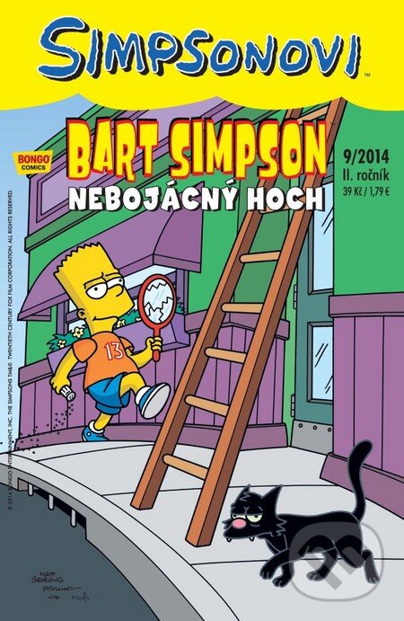 Kniha: Bart Simpson: Nebojácný hoch (Crew). Crew, 2014 Kniha: Bart Simpson: Nebojácný hoch (Crew). Crew, 2014
