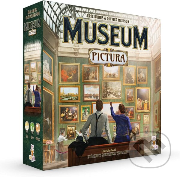 Spoločenská hra: Museum: Pictura (Eric Dubus a Olivier Melison). Blackfire, 2022 Spoločenská hra: Museum: Pictura (Eric Dubus a Olivier Melison). Blackfire, 2022